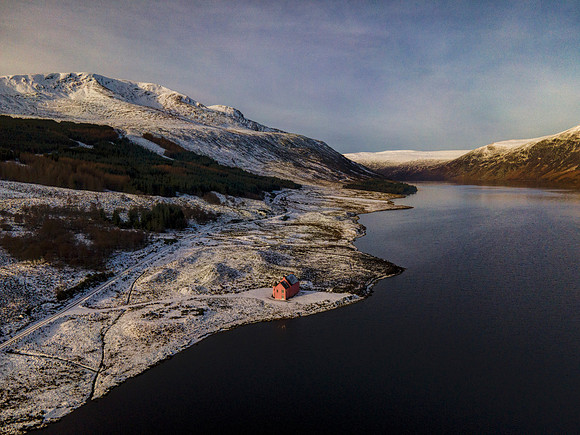 Pink House, Loch Glass
